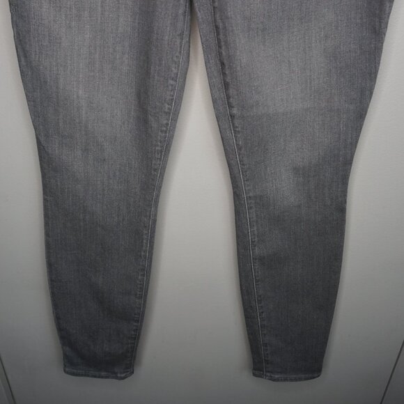 New Paige Jeans Margot Stretchy High Rise Ultra Skinny in Grey Area size 32 - Picture 7 of 16